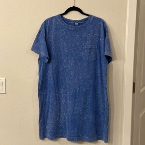 Old Navy Blue T-Shirt Dress